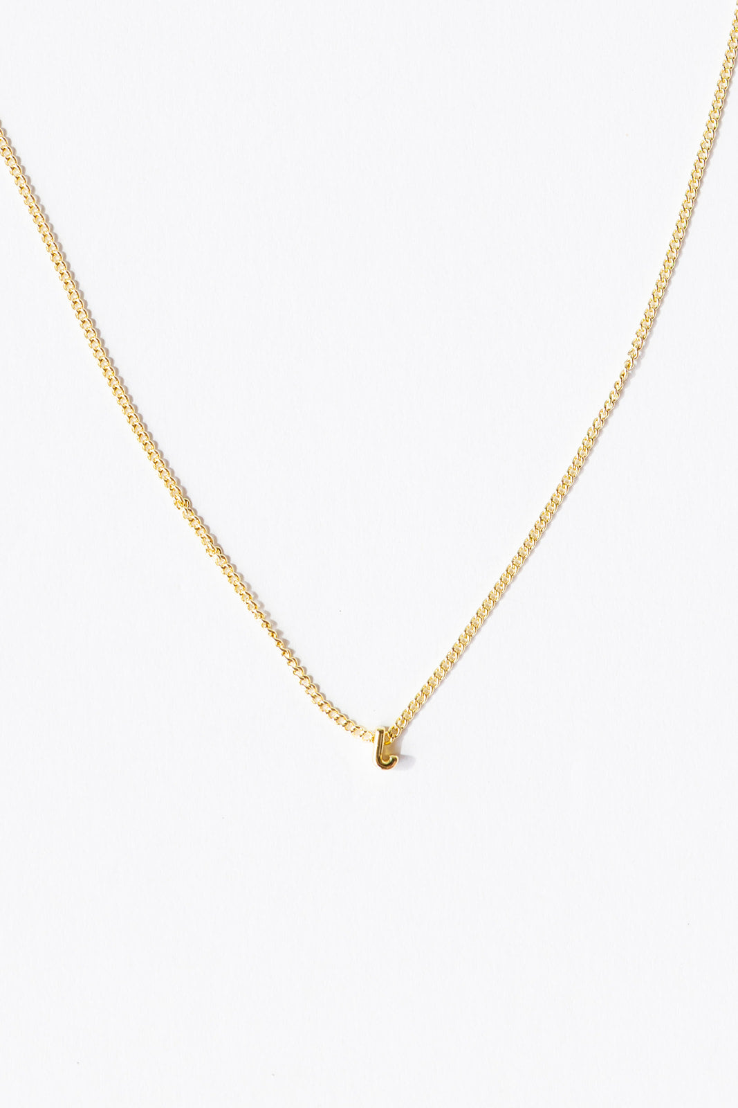 wilder mini initial necklace
