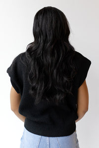 mode, simone power shoulder sweater
