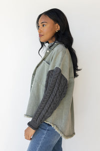 mode, demi denim jacket