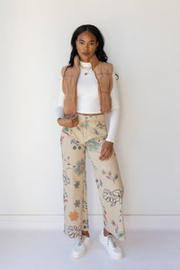 mode, cleo corduroy puffer vest