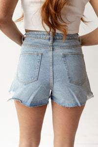 mode, remi high waist shorts