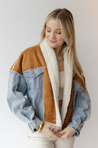 mode, marissa suede denim jacket