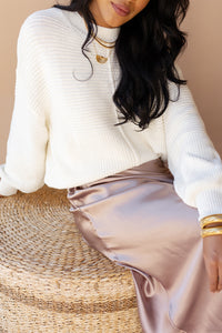 mode, callie ribbed knit sweater