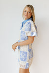 mode, carmine crochet mini dress