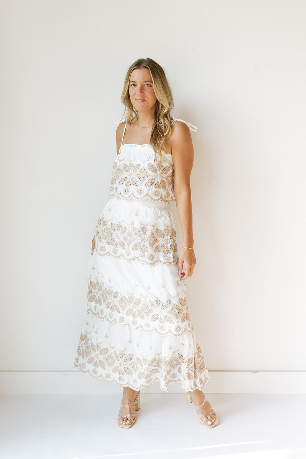 mode, lucia embroidery top