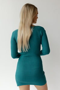 mode, kallie sweater mini dress
