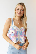 mode, isabella crochet top
