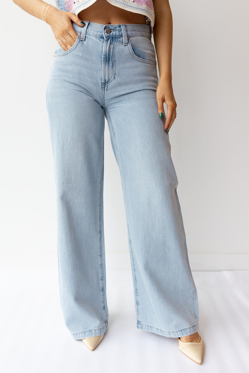 mode, jadyn low rise palazzo jeans