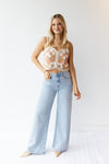 jadyn low rise palazzo jeans