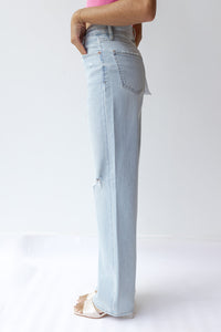 mode, sundaze high rise straight jean