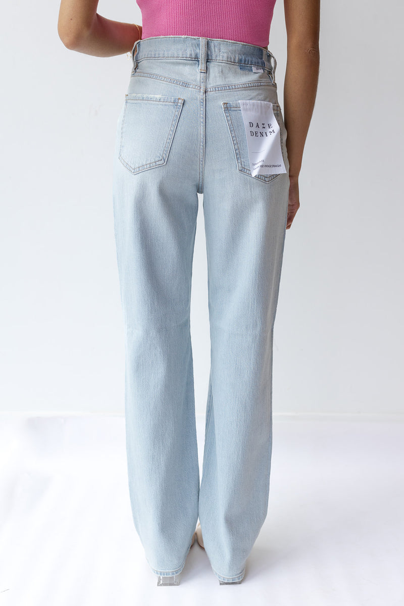 mode, sundaze high rise straight jean