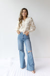 mode, mina fringe cardigan