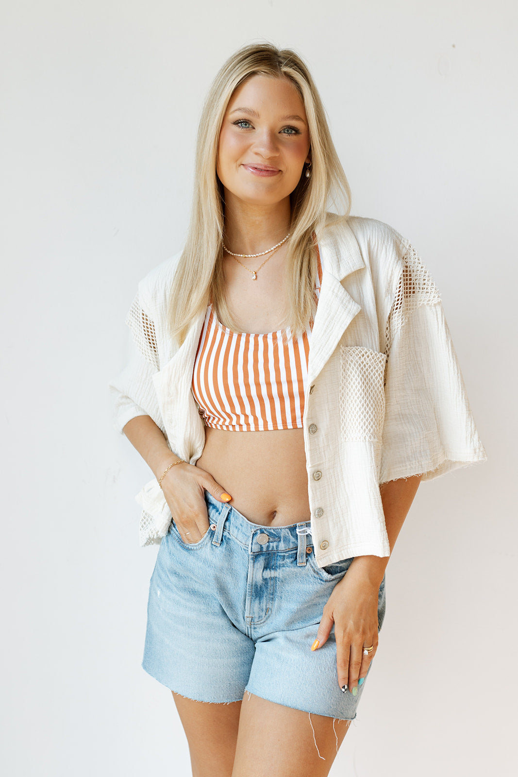 mode, ivy mesh top