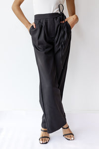mode, kira waist tie pants