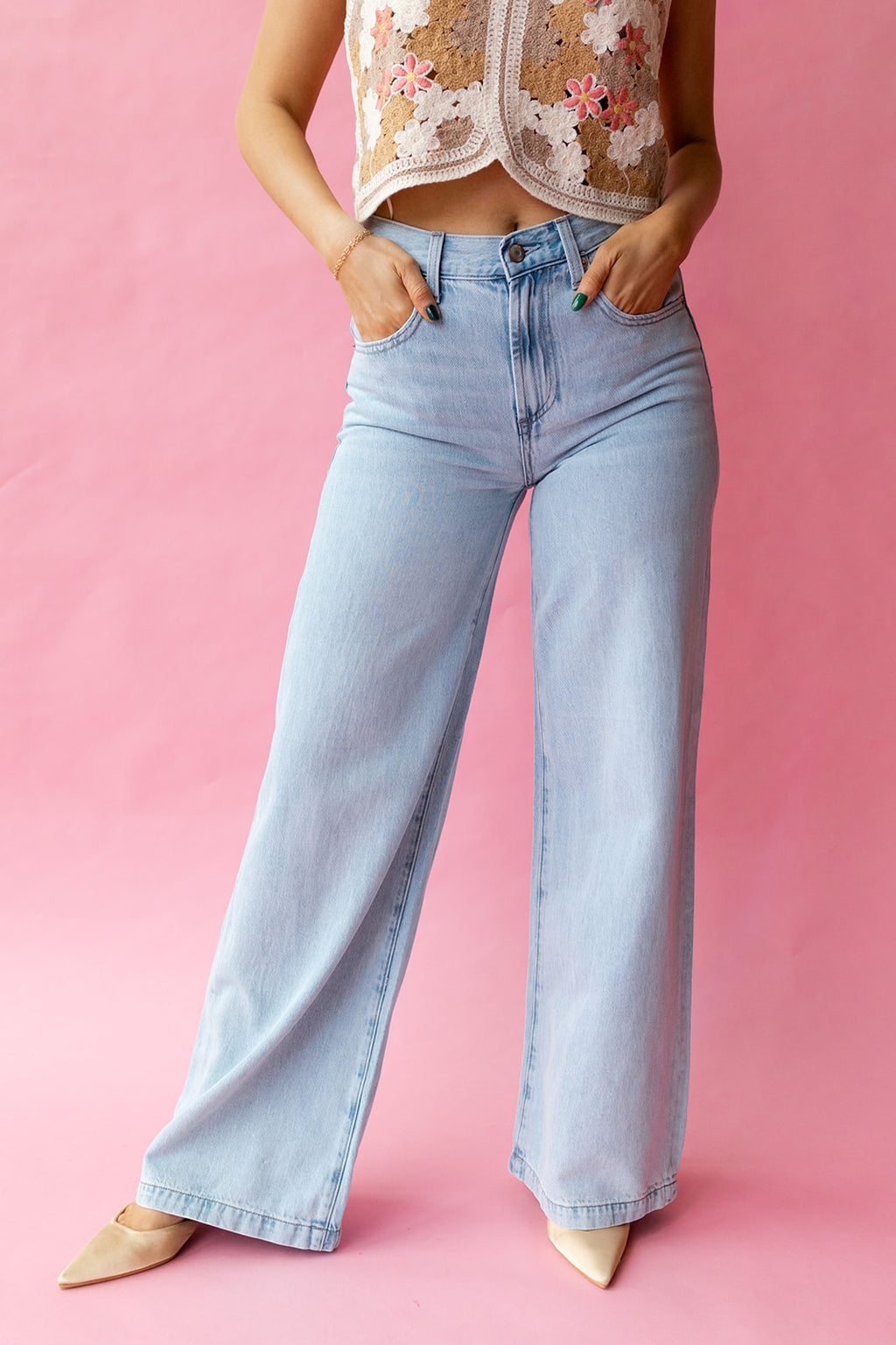 mode, jadyn low rise palazzo jeans