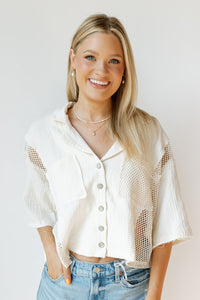 mode, ivy mesh top
