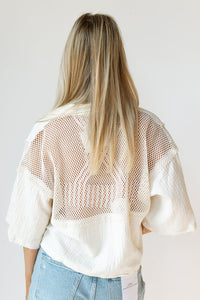 mode, ivy mesh top
