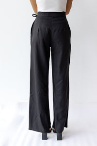 mode, kira waist tie pants