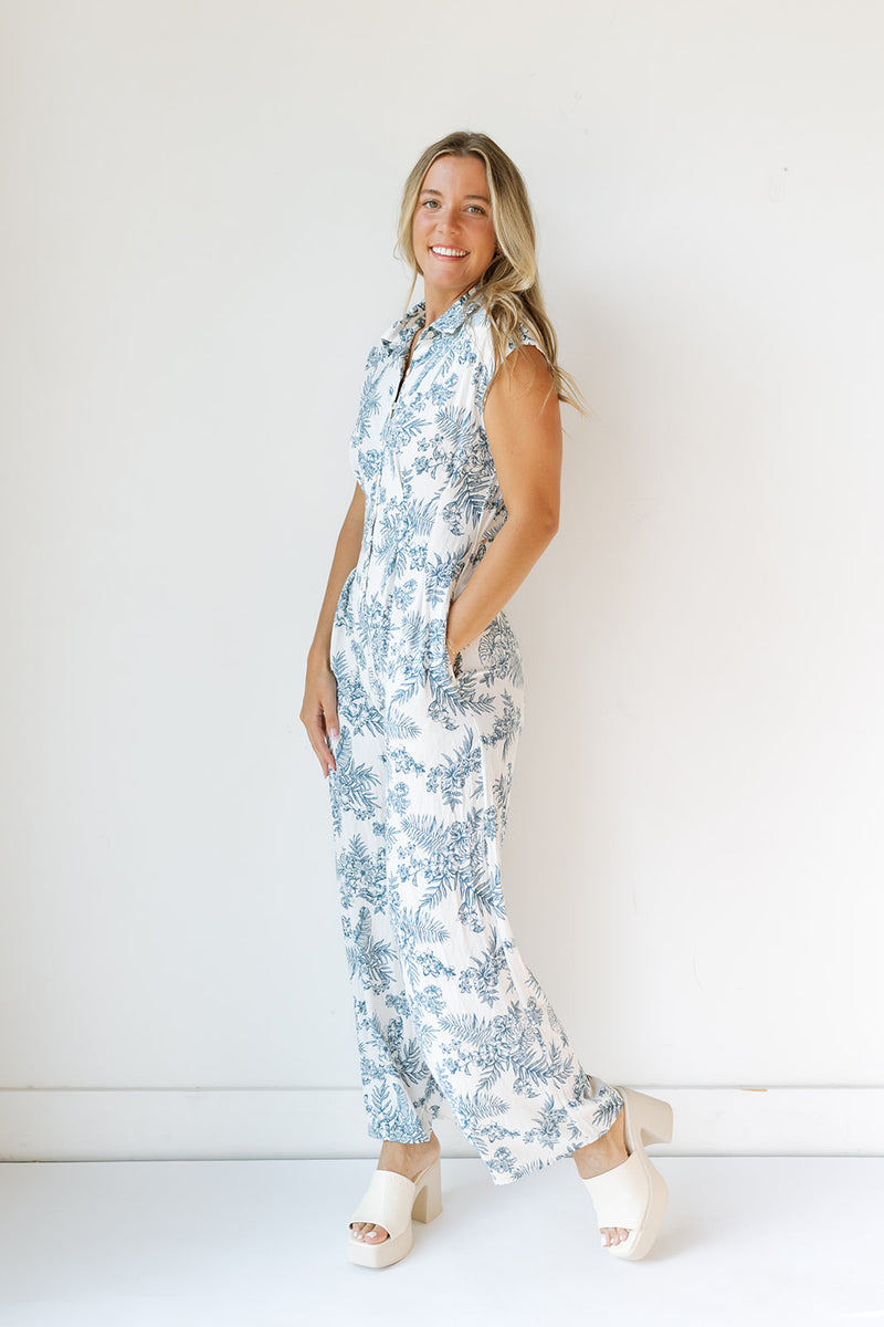 mode, eliana printed jumpsuit