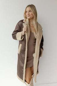 mode, retro revival sherpa jacket