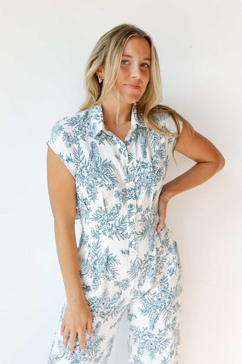 mode, eliana printed jumpsuit