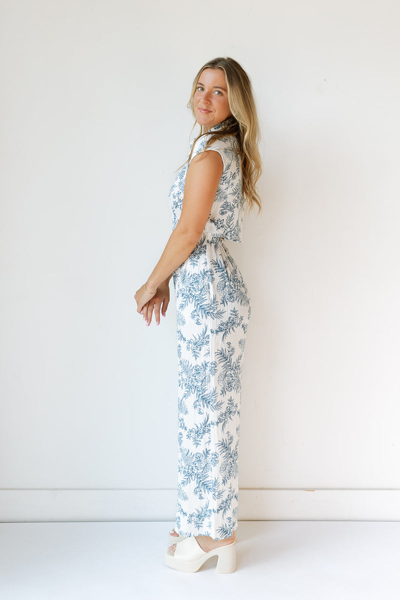 mode, eliana printed jumpsuit