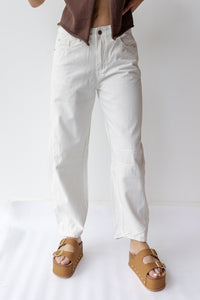 mode, hayden barrel jeans