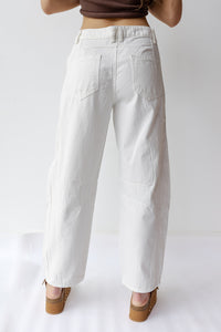 mode, hayden barrel jeans