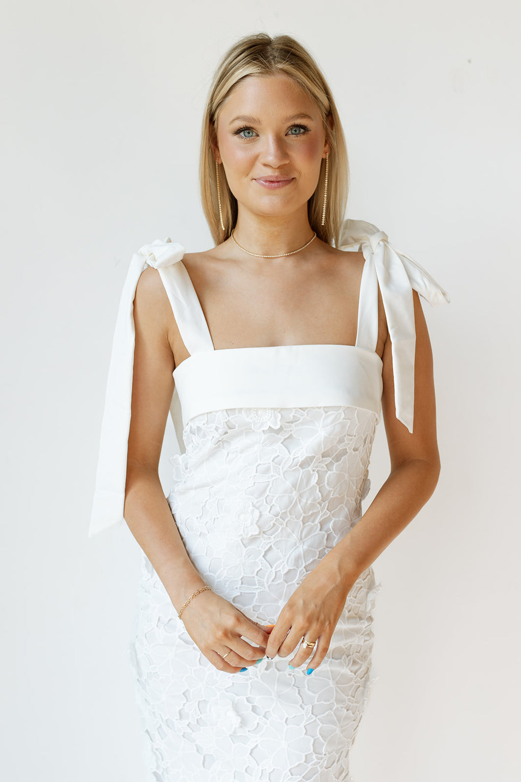 mode, kiss the bride midi dress