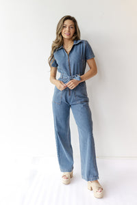 mode, ashton denim jumpsuit