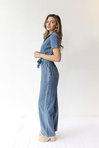 mode, ashton denim jumpsuit