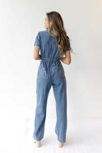 mode, ashton denim jumpsuit