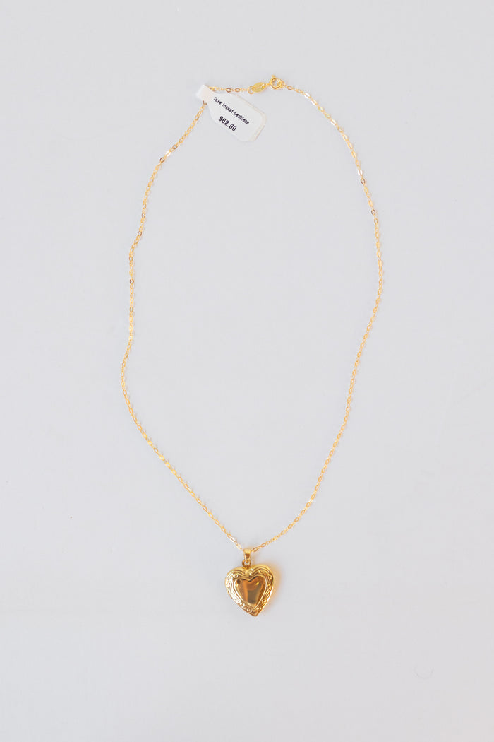 mode, love locket necklace