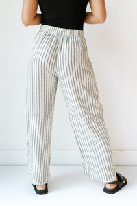 mode, linen cargo pant