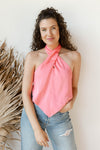 mode, that girl satin halter top