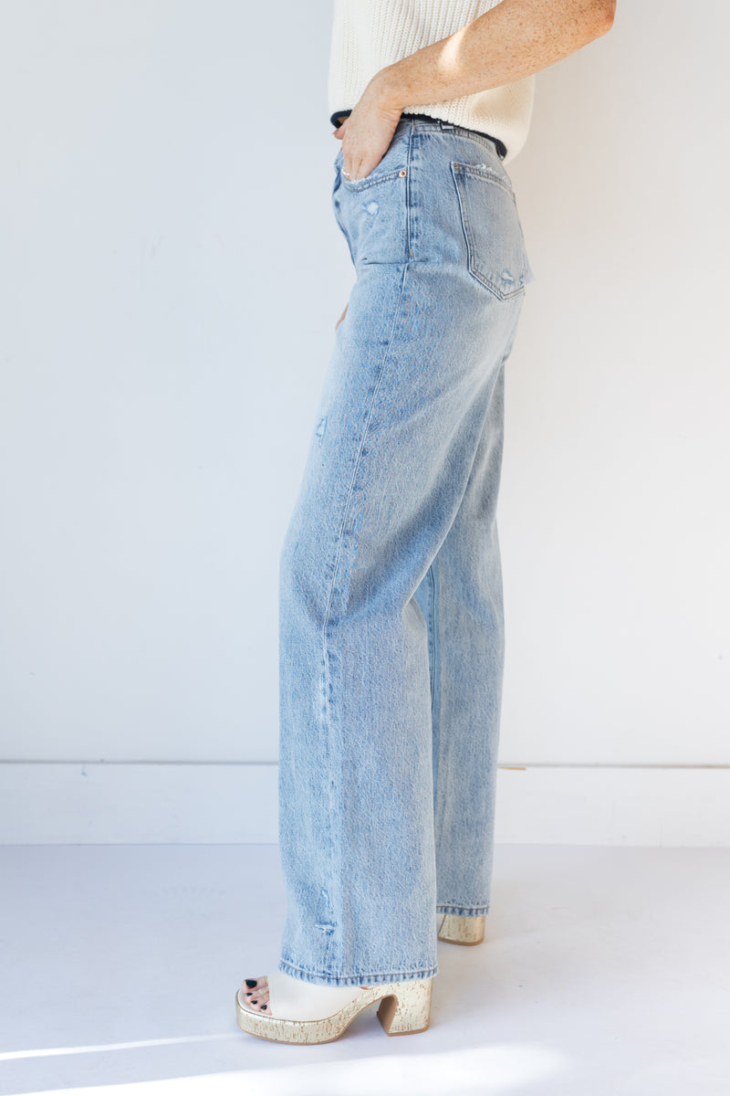 mode, grayson high rise baggy