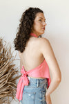 mode, that girl satin halter top