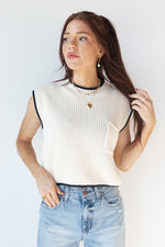 mode, neriah knit top