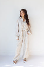 mode, amelia striped top