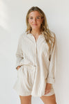 mode, emilia button down top