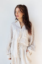 mode, amelia striped top