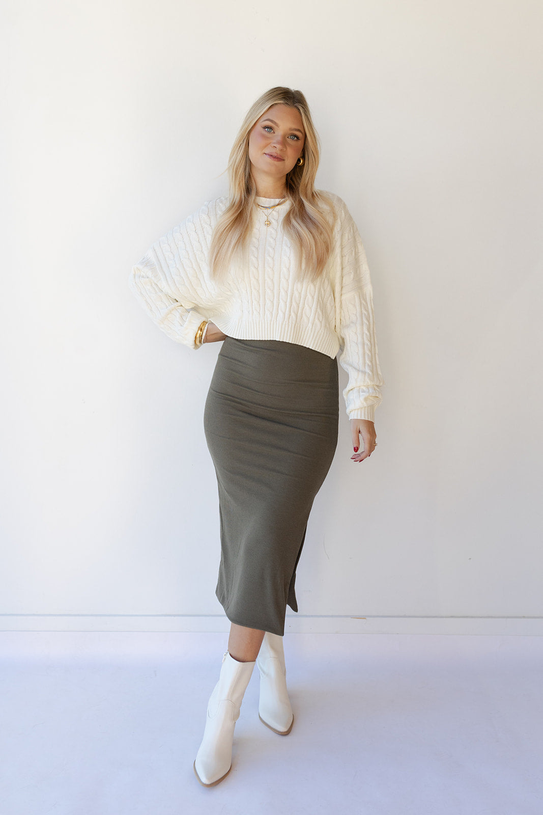 mode, delilah double layer skirt
