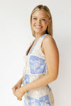 mode, carmine crochet tie vest