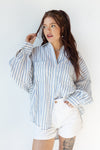 mode, amelia striped top