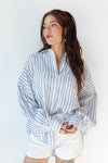 mode, amelia striped top