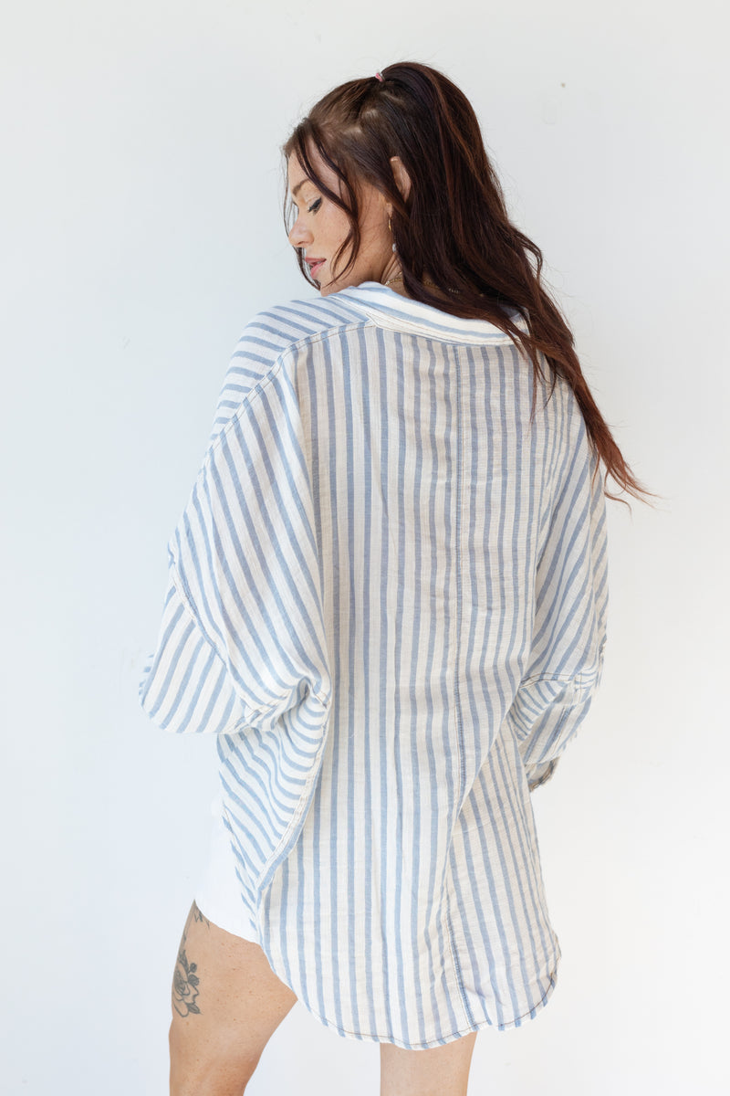 mode, amelia striped top