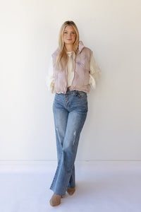 mode, kallie puffer vest