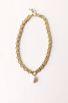 mode, pearl chain necklace