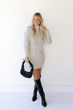 mode, tiffany turtleneck sweater dress
