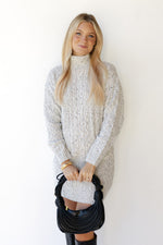 mode, tiffany turtleneck sweater dress